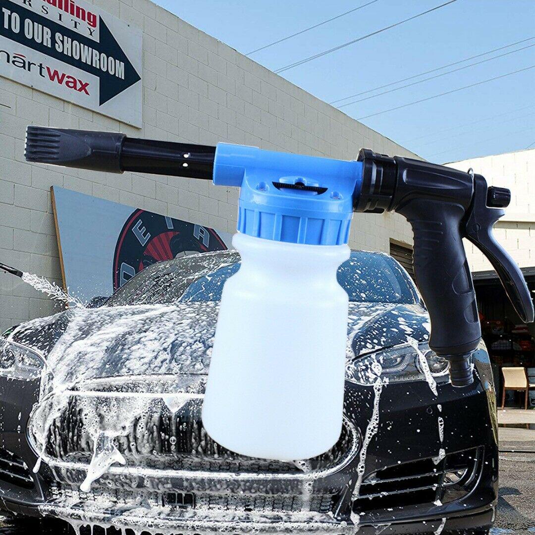 1000ML Snow Foam Cannon Lance Washer Car Wash Gun Garden Hose Quick Connector