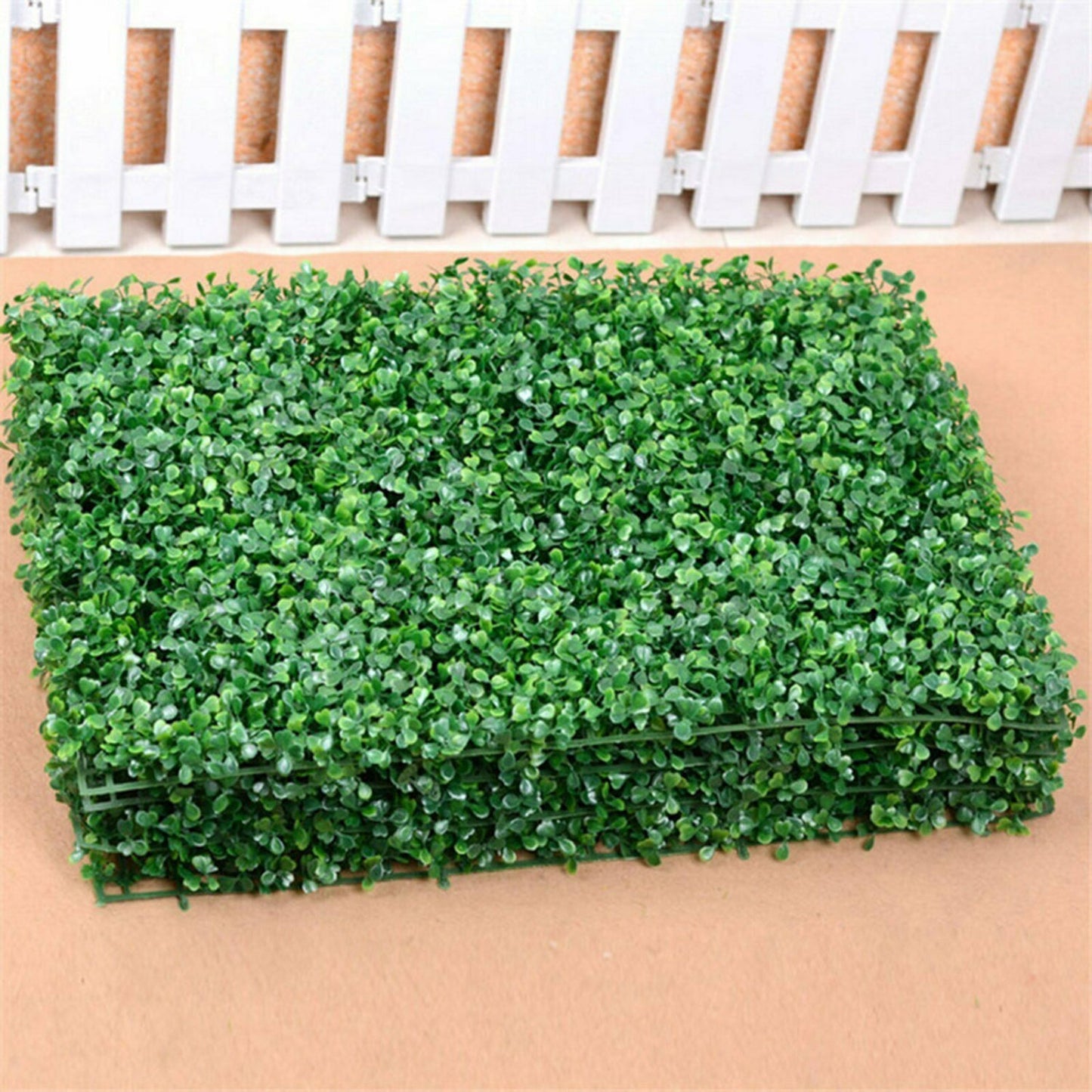 10 Artificial Plant Wall Panels Grass Hedge Fake Vertical Garden