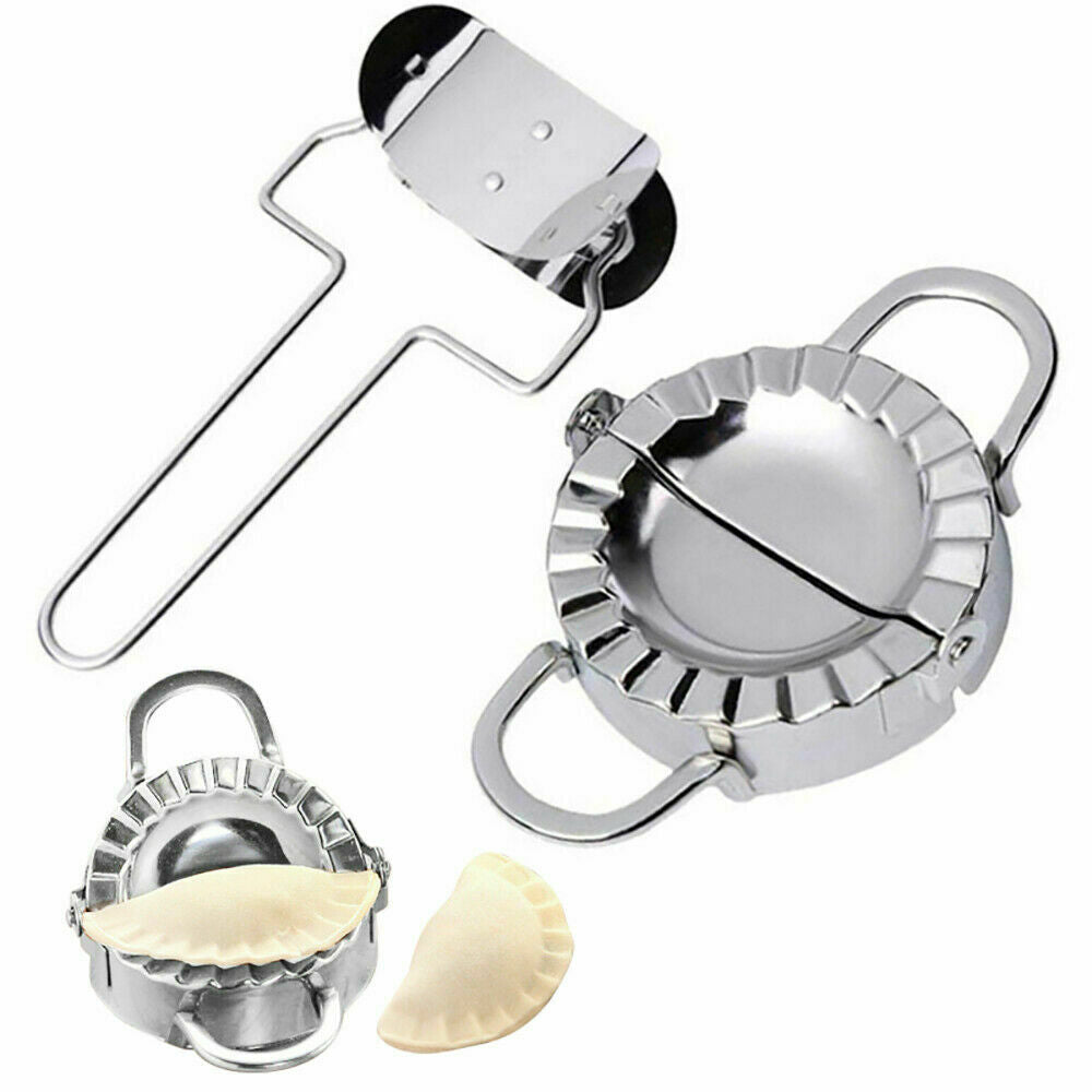 10 Dumpling Maker Stainless Steel Dough Press Pie Ravioli Making Mold Mould Tool