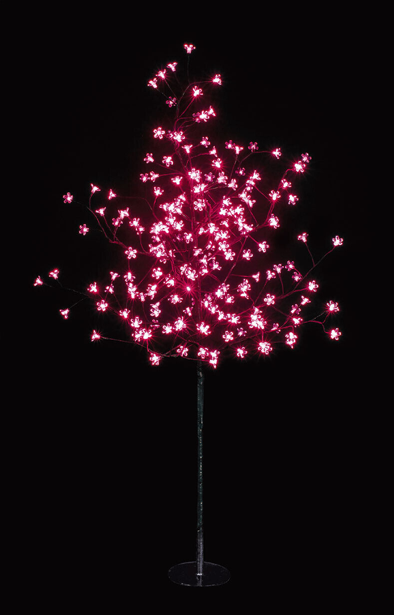 1.5M 200LED Pink Cherry Blossom Solar Christmas Outdoor Tree