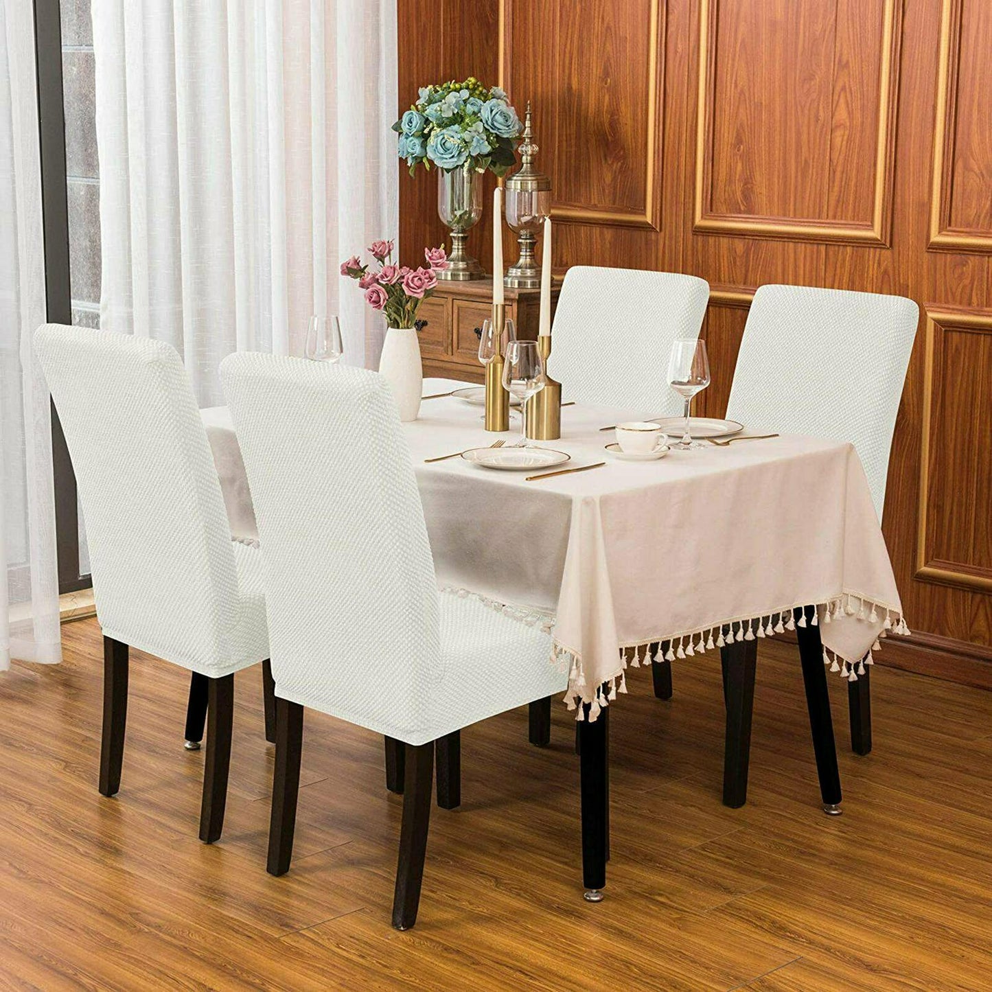 1-8PCS Stretch Chair Cover Washable Removable Slipcover Banquet Furniture Covers