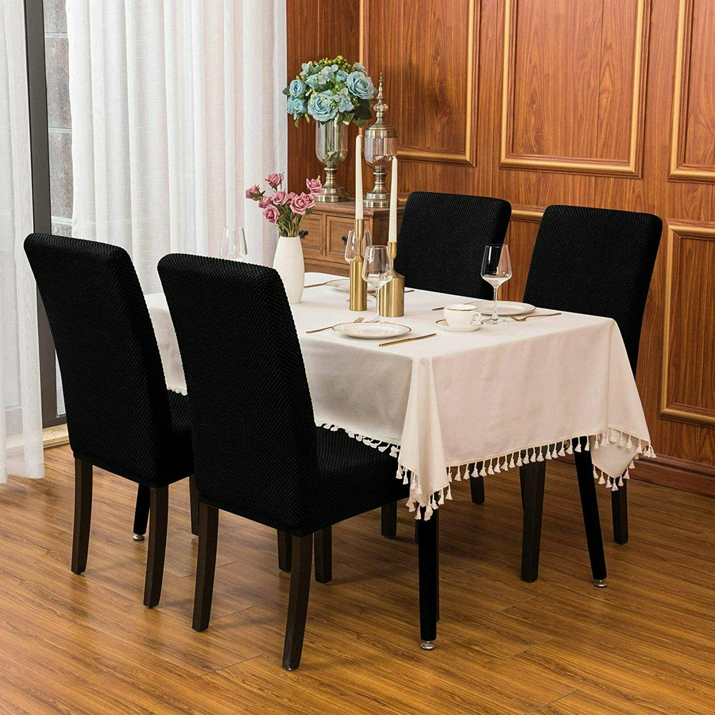 1-8PCS Stretch Chair Cover Washable Removable Slipcover Banquet Furniture Covers