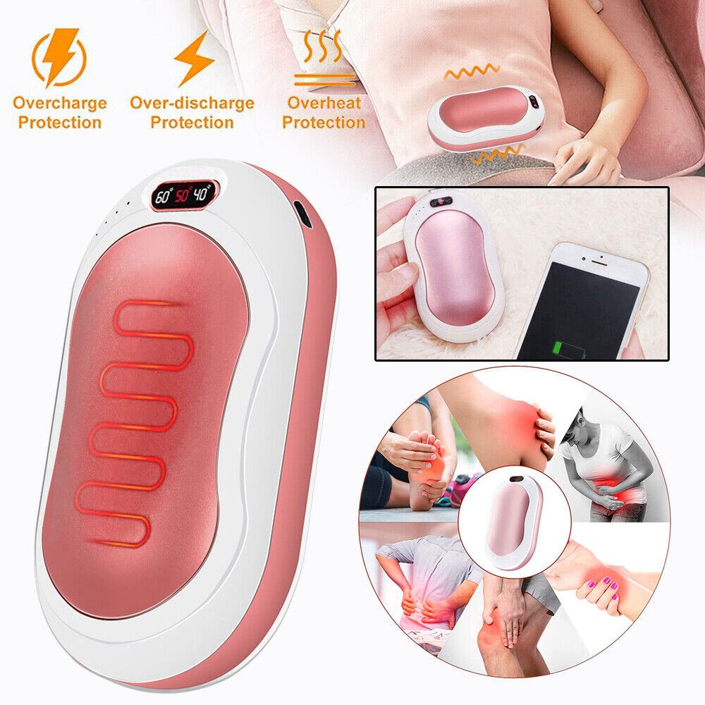 10000mAh Hand Warmer Power Bank USB Electric Pocket Hand Warmers Heating Therapy