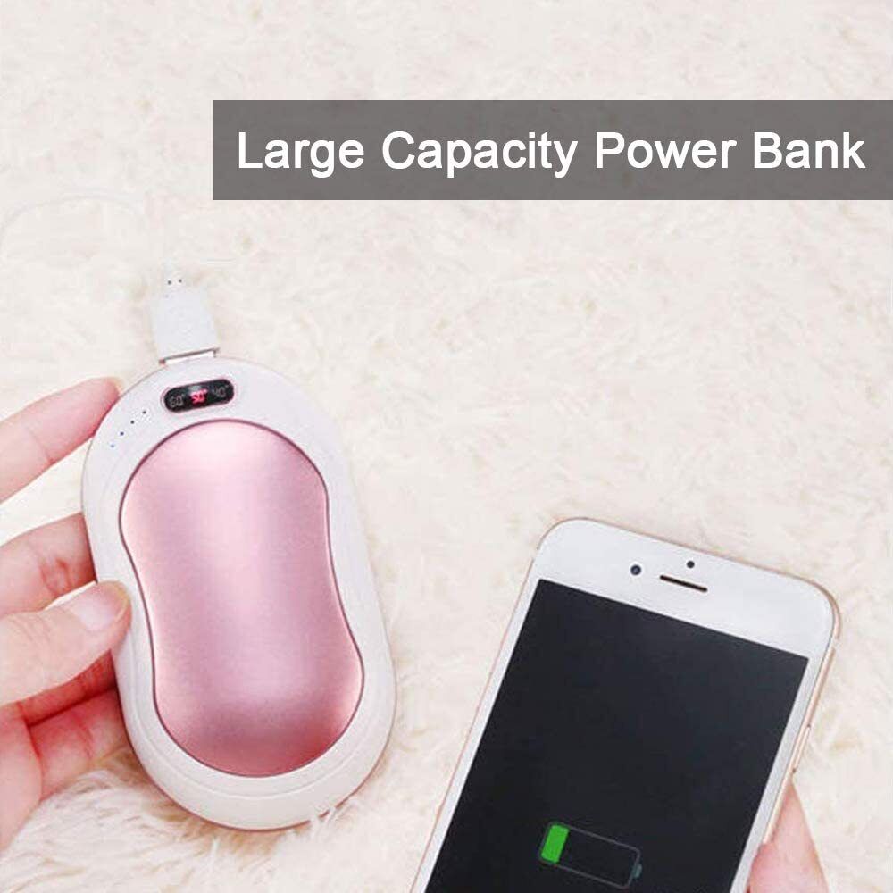 10000mAh Hand Warmer Power Bank USB Electric Pocket Hand Warmers Heating Therapy