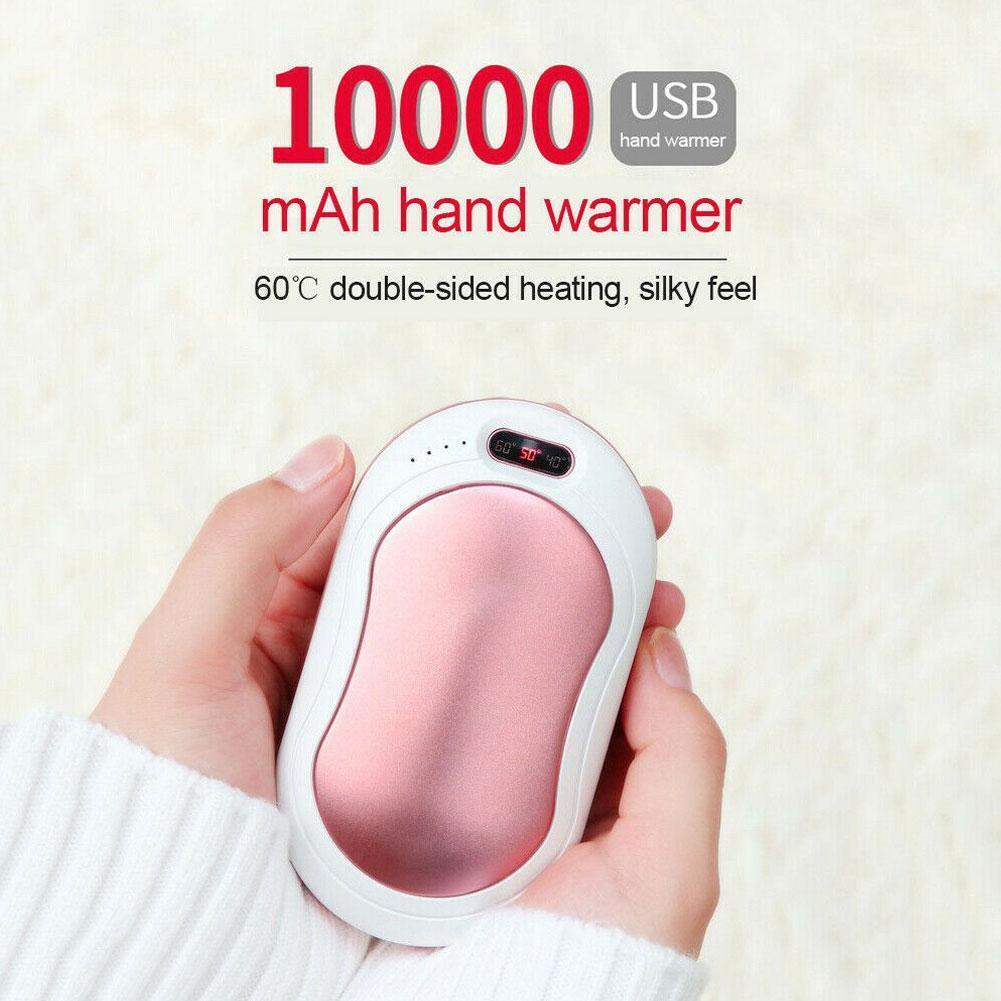 10000mAh Hand Warmer Power Bank USB Electric Pocket Hand Warmers Heating Therapy